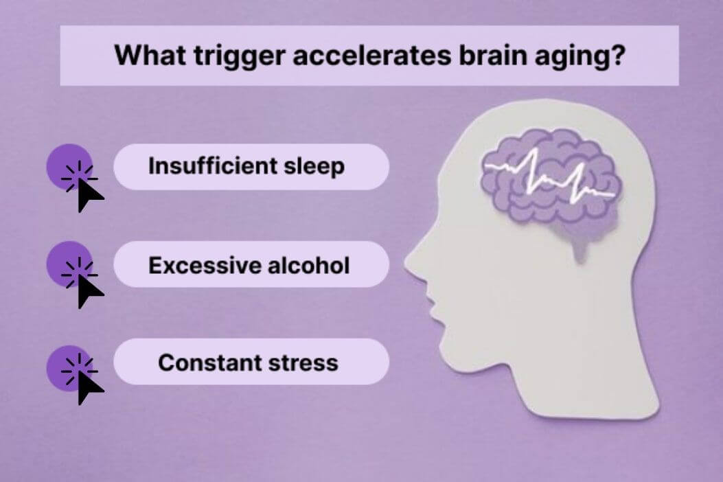 What Trigger Accelerates Brain Aging?